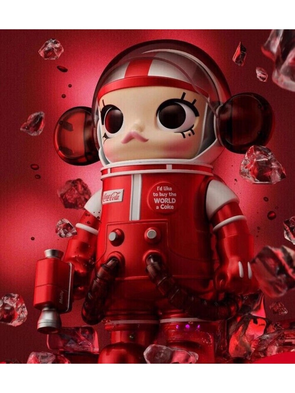 POP MART Mega Space Molly Coca-Cola Classic 400% Limited Edition NIB SEALED